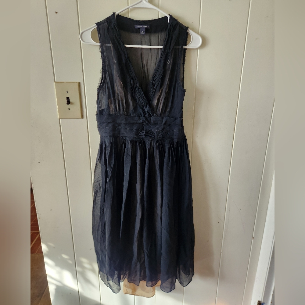 Banana Republic Elegant Black Sleeveless Dress Size 10